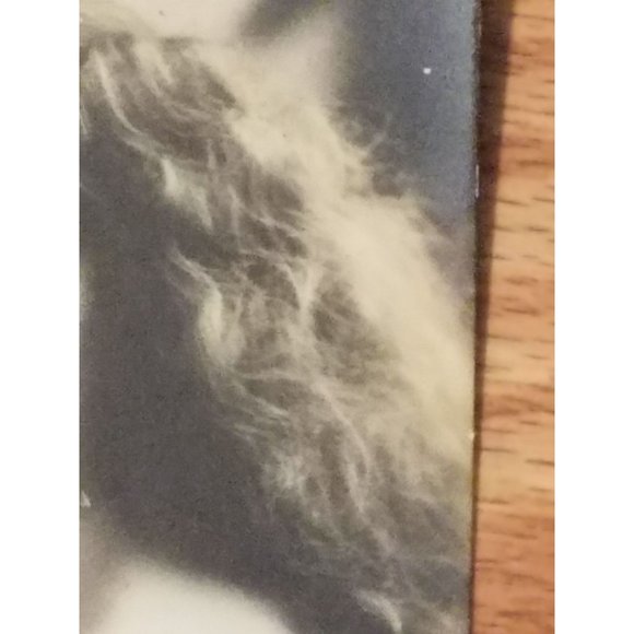 RPPC Pretty Young Dutch Wavy Hair Lady Off Shoulder Dress 1910 Postmark 1c Stamp - Picture 3 of 8